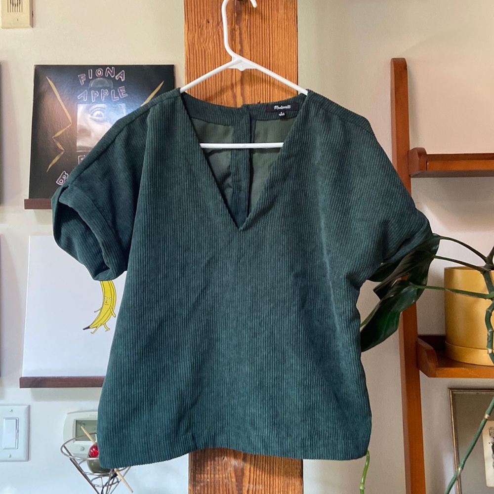 Madewell green top